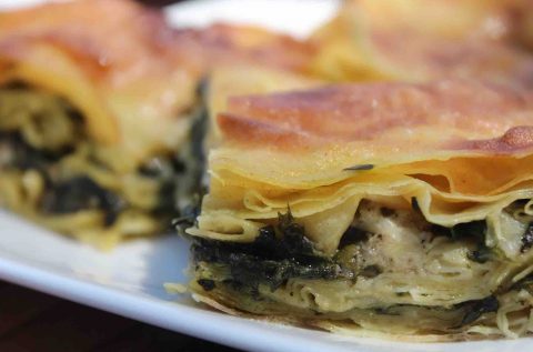 Spanakopita (Greek Spinach Pie) Recipe: - insidewink